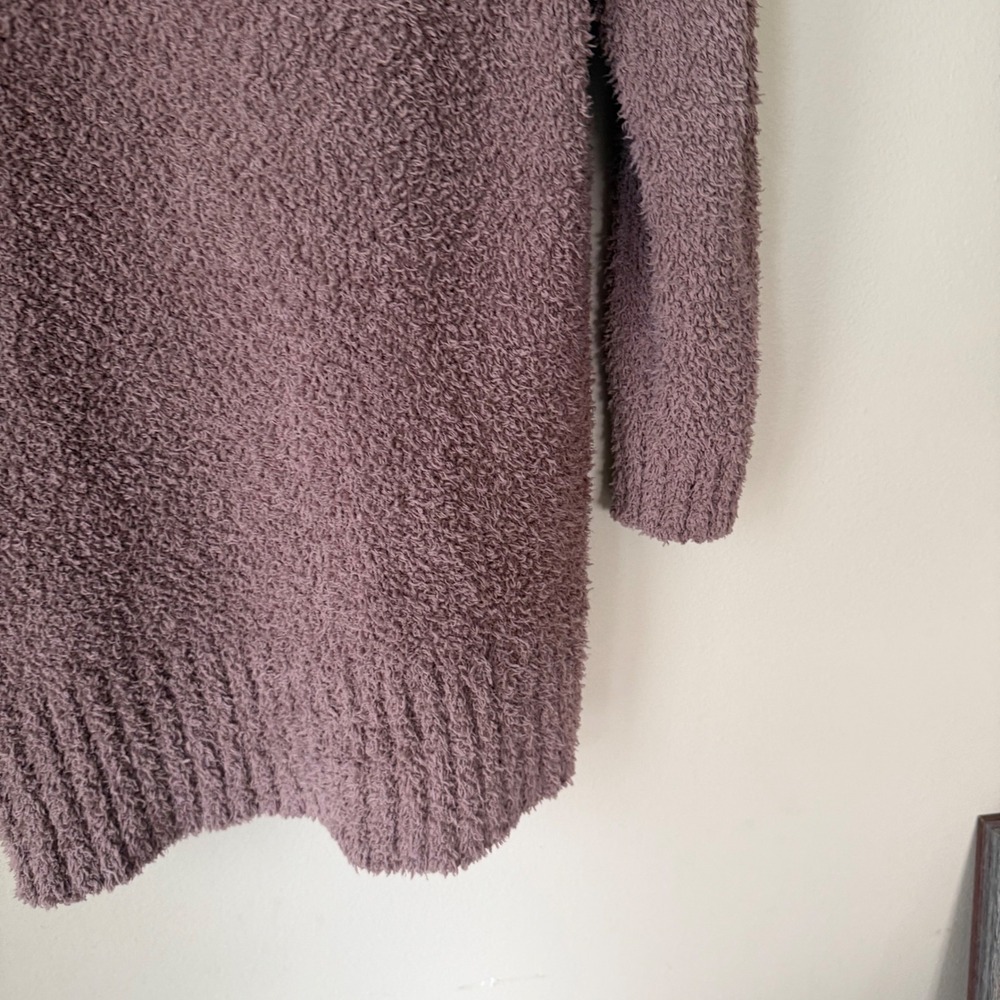 Fuzzy Knit Open-Front Cardigan - Picture 10 of 10